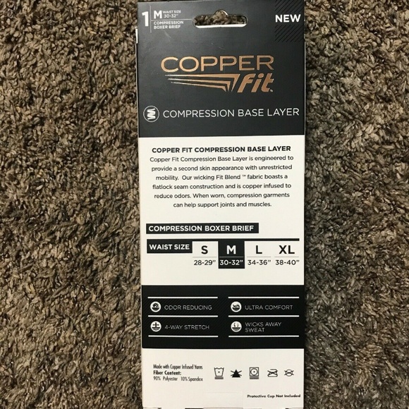 Copper Fit Underwear & Socks Copper Fit Compression Boxer Brief